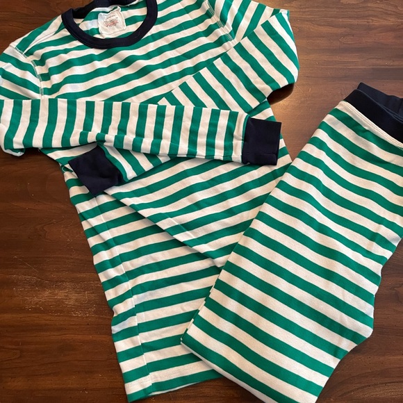 Twinning J Crew Crewcuts Striped Pajamas Size 14 - Picture 2 of 5